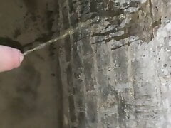 Wanking and pissing in my basement