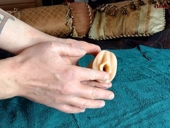 Fun solo session with my Julia Ann cougar masturbator - massive cum load at the end!