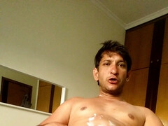 Cream passing with a very hard cock and then lots of milk for my followers.