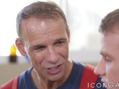 Seductive homo dudes Brandon Wilde and Rodney Steele have anal intercourse until cums