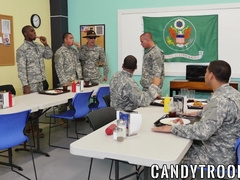 Buttfucked major made sure his soldiers are happy