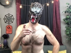 Experience a mesmerizing ass worship session with a kinky werewolf - JOI PREVIEW