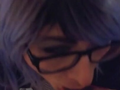 Monstrous Black Beefstick Blow-job for a Sissy Crossdresser