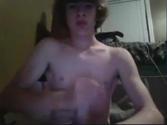 Amateur Twink Masturbating on Webcam