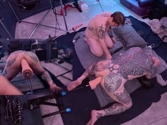 Huge dildo, gay good girl, gay hard fast fuck