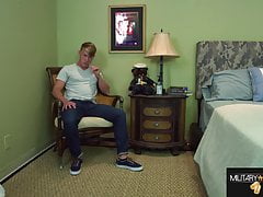 NAVY: SAILOR'S HUGE LOAD AFTER 2 WEEKS WITHOUT CUMMING