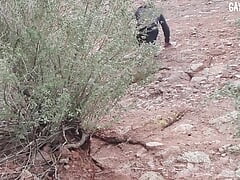 Brett Cady Jerks off Outside