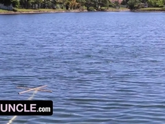 Hunter Vance And Nicholas Ryder In From Ant Bites To Dick Sucking - How Our Stepsons Fishing Trip Took A Hard Turn