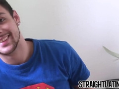 Straight Latino jock pounded raw after friend seduced him