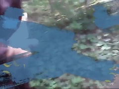 grandpa shows cock outdoor