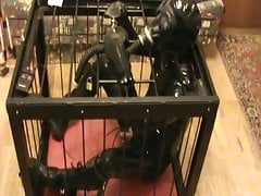 Caged rubberslave - 4