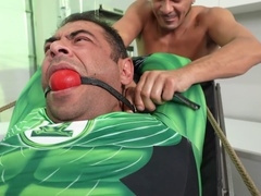 Naughty scheme to make Green Lantern cum hard featuring gay studs Draven Navarro and Cesar Xes!