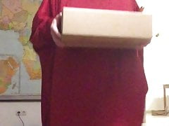 Aurelie uses a big dildo