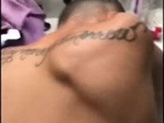 Pulverize stud in washroom while his bf was in the guest room