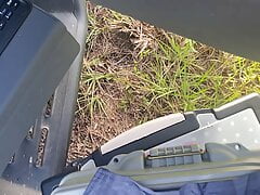 Panty cum from Above