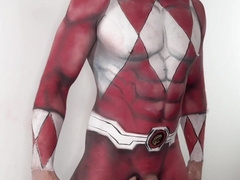 Crimson Intensity Ranger - Bodypainting