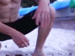 Chandlers wild life has a big dick