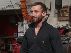 Muscle gay bound with facial