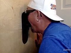 youthfull beef whistle Gets fellated At The Gloryhole