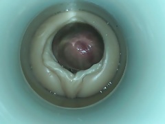 Tip of my dick by cum cam man