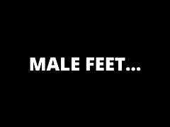 Male feet