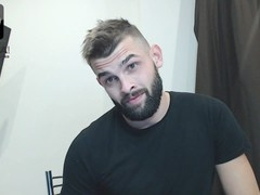 Hairy men jerking off alone on live cam