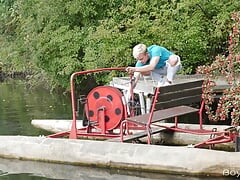 Smooth 18 Yo Twink Has His Big Ass Rocked on a Boat