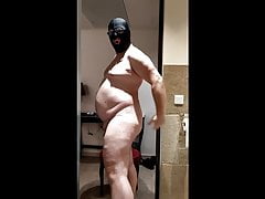 Fat chubby showing off