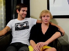 Evan Lee and Tanner Kinsington are making out before fucking