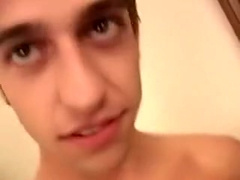 Eating Cum From A Hot Straight Guy