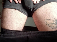 prompt wolf onanism in the shower