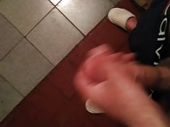 I'm wiping my dick to shine
