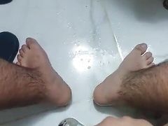 Pee shower!!