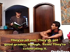 Prof fucks his poor male student in the ass for better grades