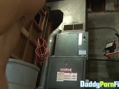Hunk Brett Cox joins in a steamy wild threesome with the hot daddies