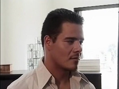 Best male pornstars Leo DeSilver and Robert Steele in fabulous masturbation, tattoos homosexual adult video