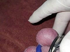Small Cock and Nutsack whack attack! Fun squirt