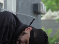 GAYWIRE - Aaron Trainer Turns A Home Foray Into A Harsh Caboose Intrusion For Rikk York