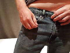 panties and stockings under my jeans