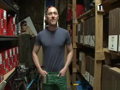 Boud in public - boots fuck