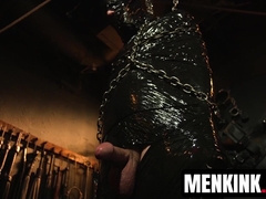 Dillon Diaz spares no mercy yanking Tony Orlandos swelling cock