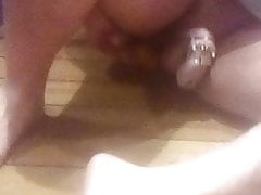 Horny boy after being locked for 20 days.