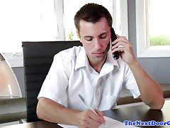Handsome masseur assfucked by handsome stud