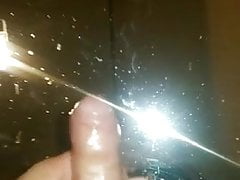 Quick uncut cumshot