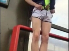 Public Cock Show in Metro Station - Amateur Big Dick Twink777