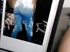 Cuming on jean ass