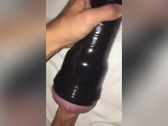 College boy fucks pocket pussy and creams in her