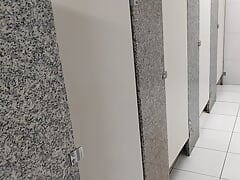I love practicing masturbation in public bathrooms with guys next to me.