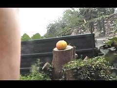 straight transvestite fetish garden pumping sextoy solo male