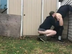 After School A Boyfriend Fuck Is Friend Behing The House